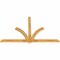 Ekena Millwork Redmond Rough Sawn Timber Gable Bracket, Western Red Cedar, 84"W x 53"H x 2"D x 4"F, 15/12 Pitch GBW084X53X0204RED00RWR - alternate 3